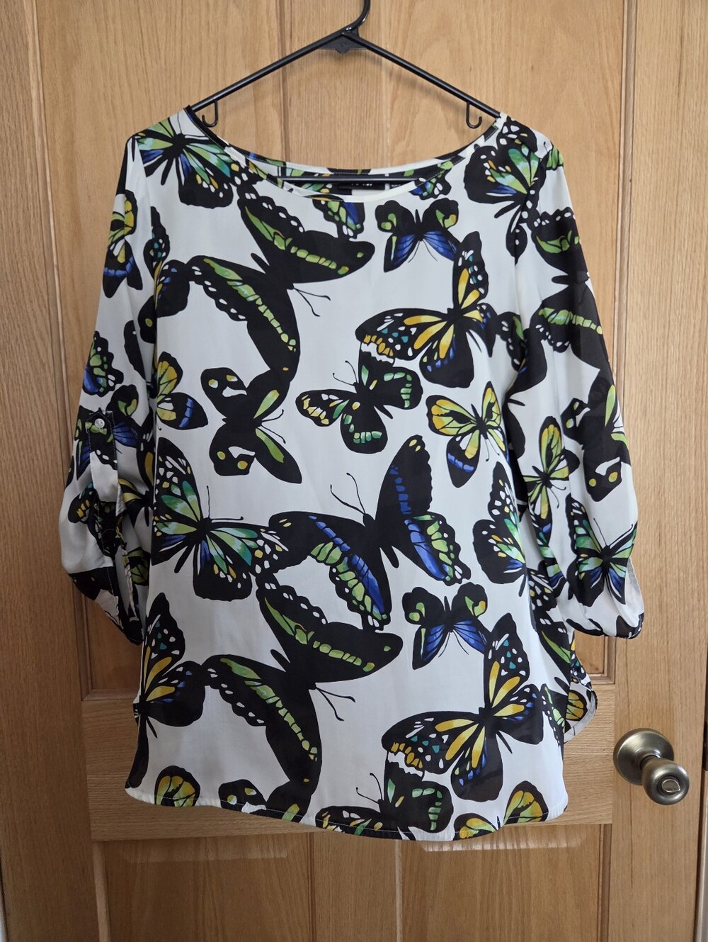 Apt. 9 Butterfly Print Blouse